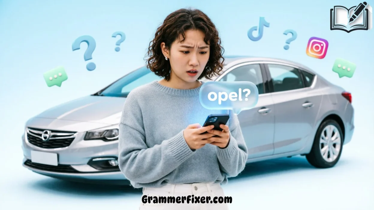 Opel Meaning in Text