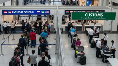 Passport Control vs Customs
